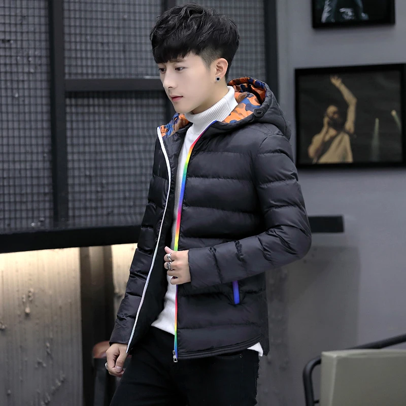 Winter Jacket Men Clothes 2020 Casual Hooded Fashion Winter Coat Men Parka Outerwear Warm Slim Fit Overcoat Hiver 1729