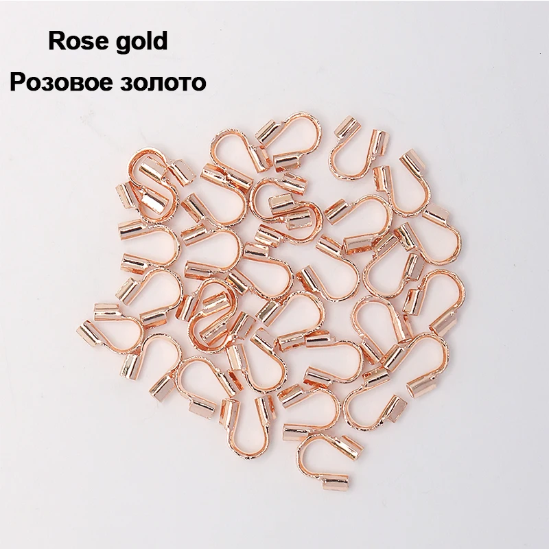 100 stücke/lot 4,5 x4mm Draht Protektoren Draht Schutz Wächter Protektoren loops U Form Zubehör Haken Für Schmuck, der – Detail 3