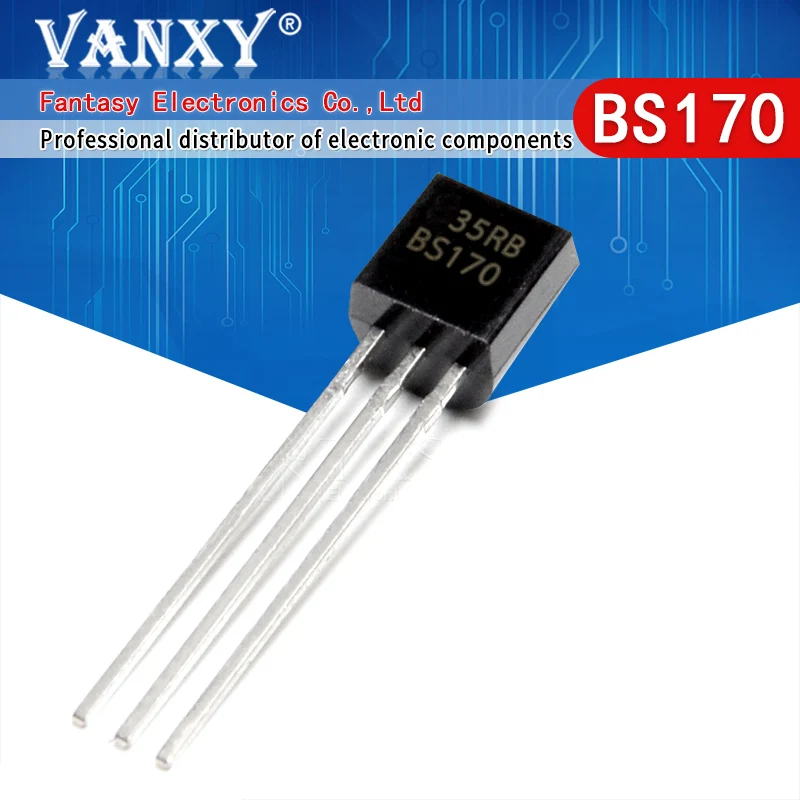 10 sztuk BS170 TO-92 TO92 BS107 BS107A BS250 BS208 nowy tranzystor triodowy