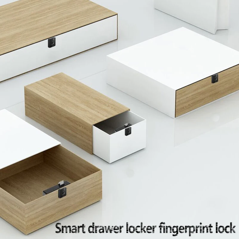 Smart drawer fingerprint lock the wardrobe door lock office file cabinet electronic lock locker door furniture lock