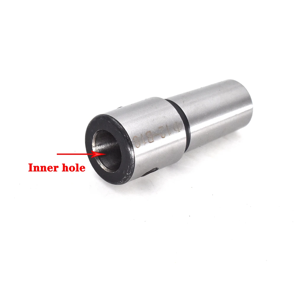 B12 self tighten keyless drill chuck +inner hole 5MM 6MM 7MM 8mm 9mm 10mm 11mm 12 14mm  arbor adapter motor shaft connecting rod