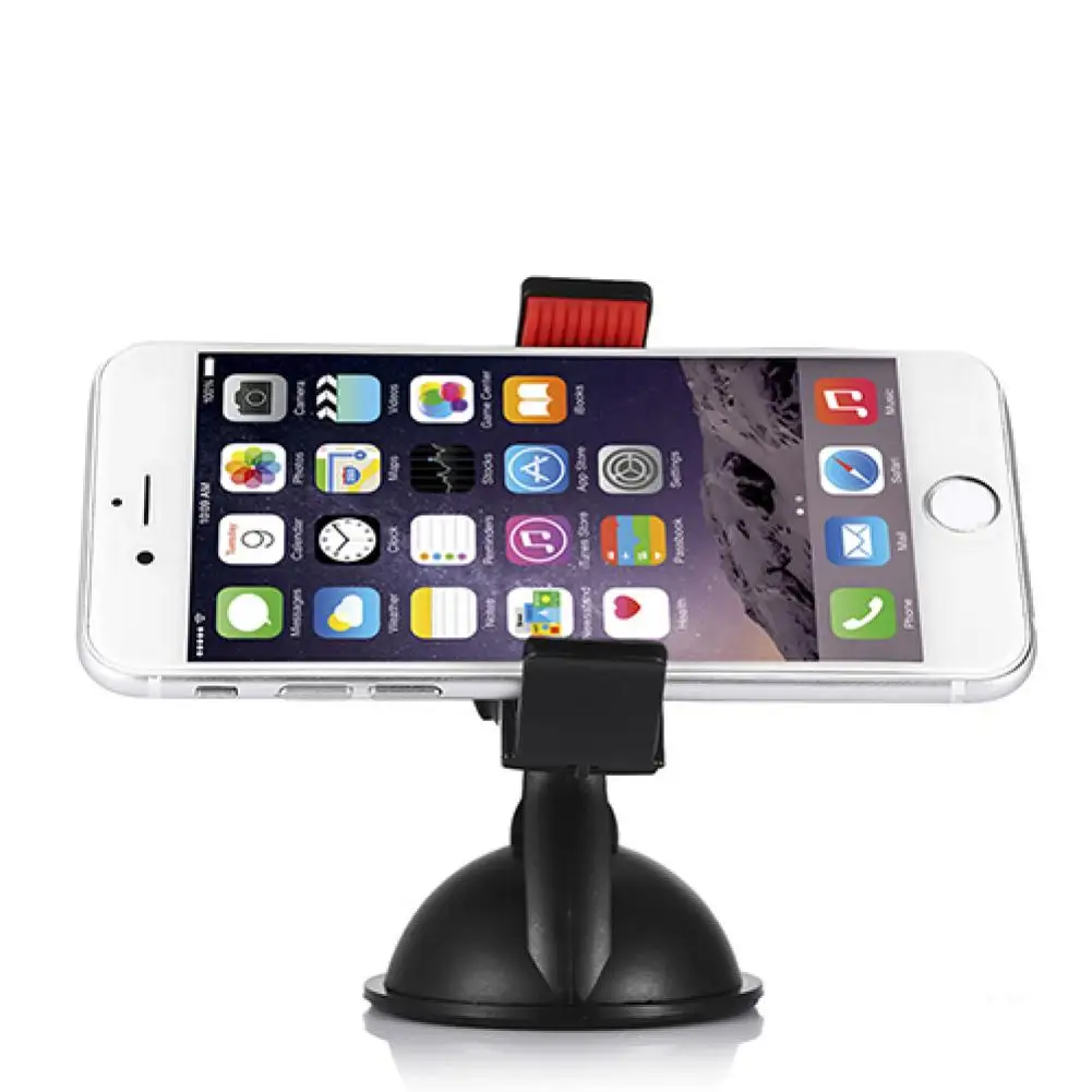 Universal Car Phone Holder 360 Degree Rotated Car Holder Windshield Mount Bracket Stand for Cell Phone GPS