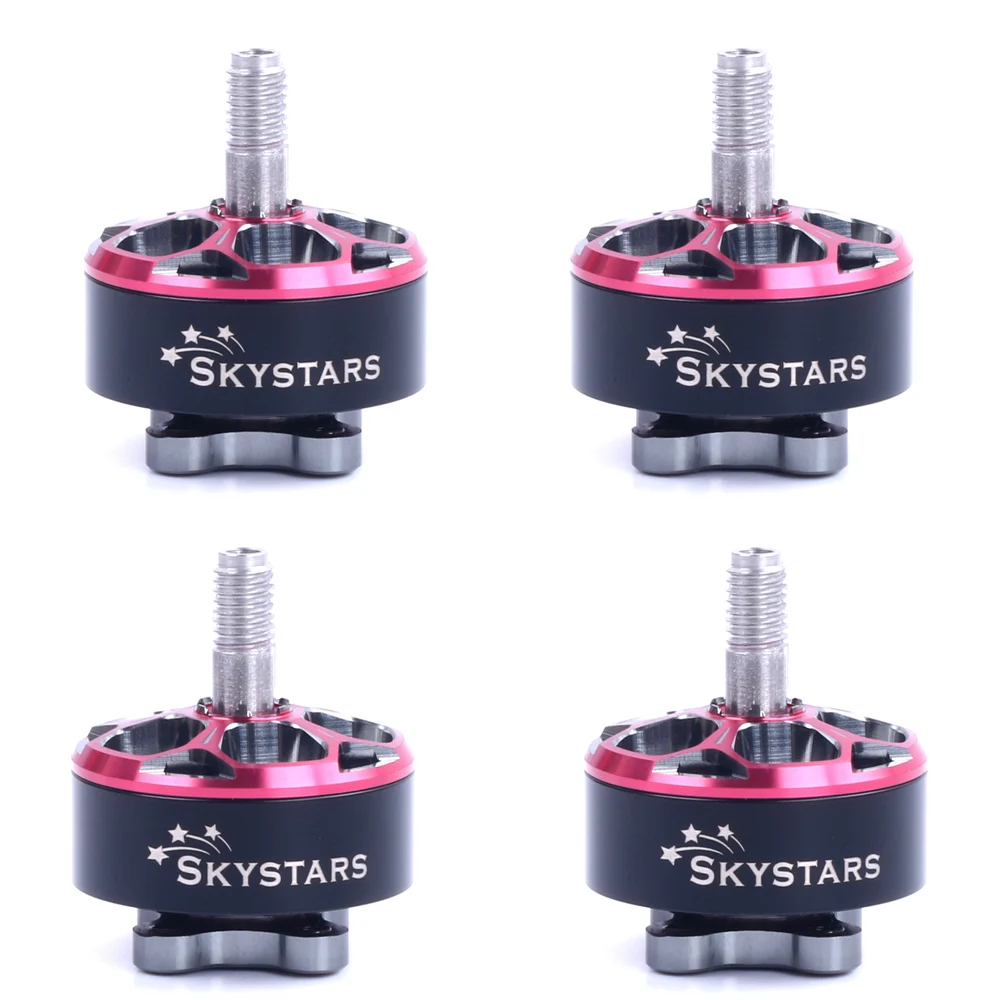 1/2/4 sztuk SKYSTARS 2207 1750KV 1950KV 6S /2550KV 4S bezszczotkowy silnik dla FPV multikopter zdalnie sterowany wyścigi części do dronów