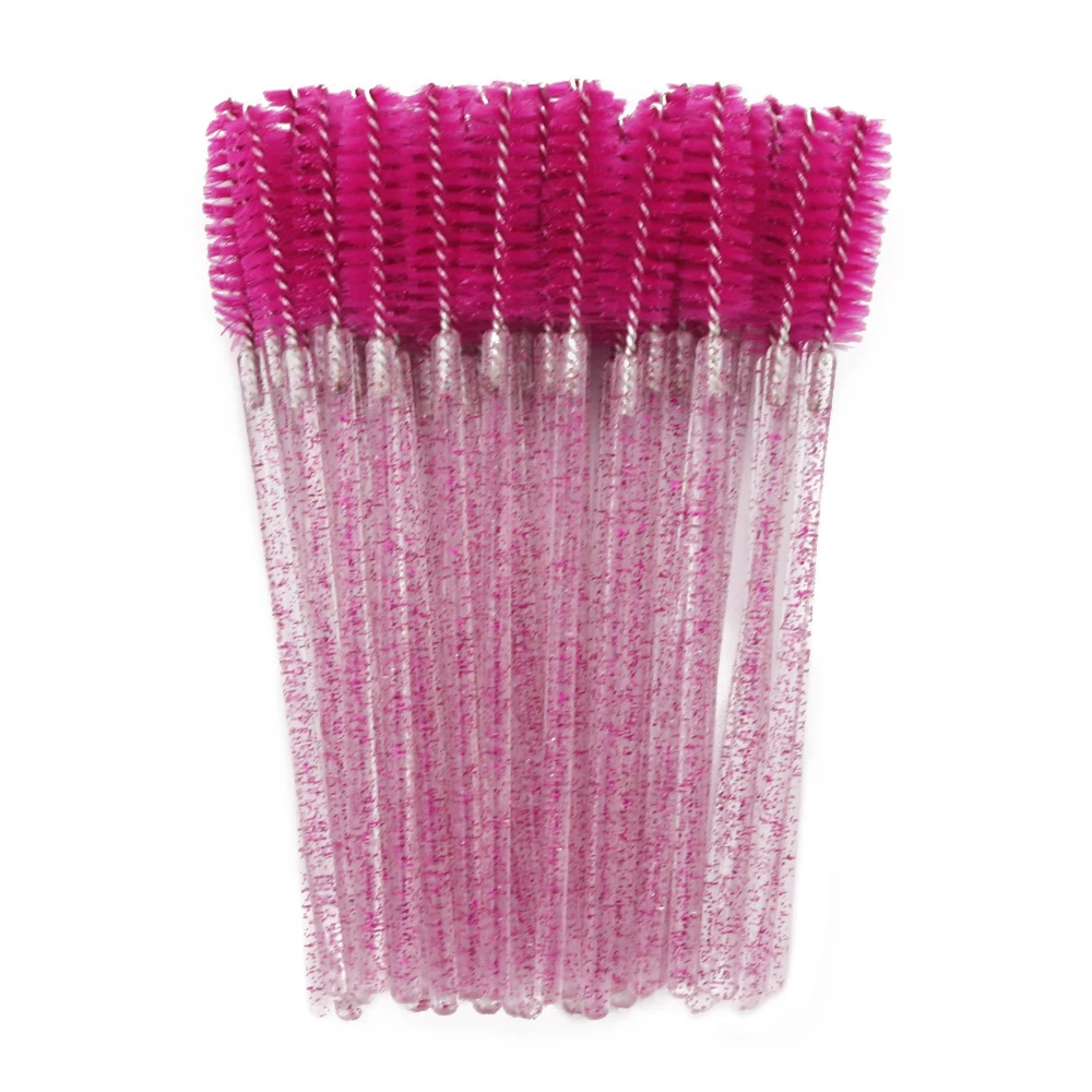 ANNAFRIS Disposable 50 Pcs/Pack Eyelash Extension Brush Mascara Applicator Eyebrow Brush Eye Lashes Premium Makeup Tools