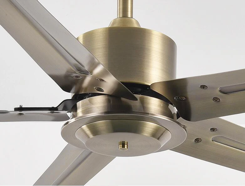 Потолочный вентилятор постоянного тока 52 дюйма, бесщеточный мотор низкого напряжения 12-24 В, бесшумный для беседки, порше, патио, веранды, балкона, комнаты для загара, гаража