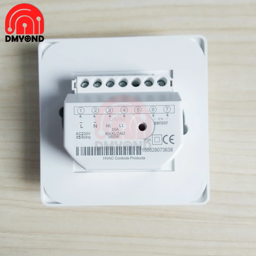 220V 16A Mechanical Manual Operation Type Floor Heating Controller Indoor Warm Thermoregulator Thermostat Temperature Controller