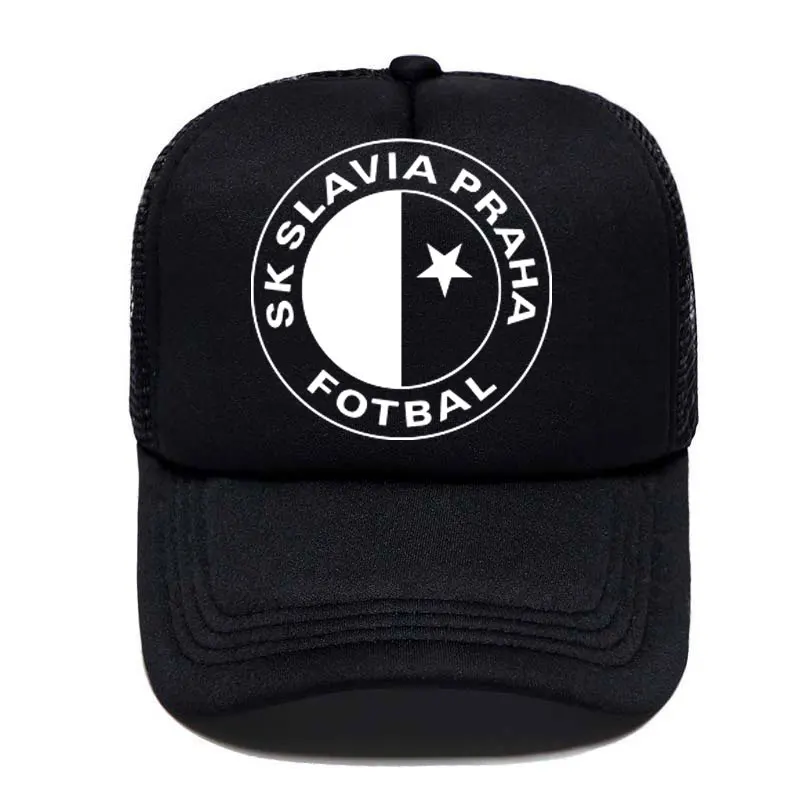 Gorra de béisbol con estampado de SK Slavia Praha para hombre y mujer, gorro Unisex con visera de malla, ideal para padres e hijos, ideal para exteriores