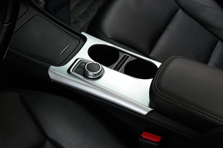 LHD RHD Für Mercedes Benz A/GLA/CLA Klasse C117 W117 W176 X156 2012-2018 AMG ABS Carbon Faser Tasse Halter Abdeckung Trim Zubehör – Detail 5