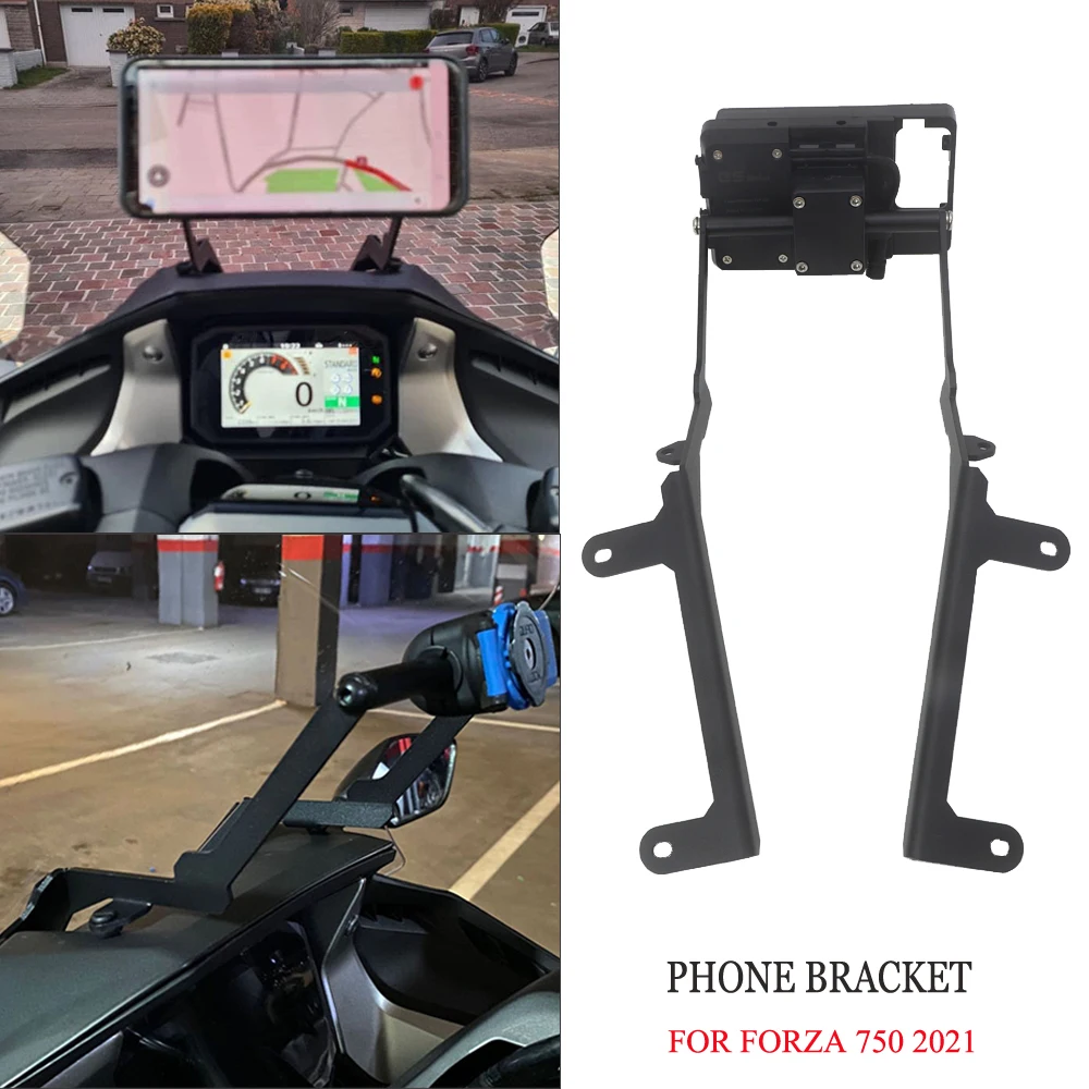 FOR HONDA  750 2021 NEW Motorcycle Mobile Phone GPS Mount Wireless Charging Navigation Plate Bracket Stand Board