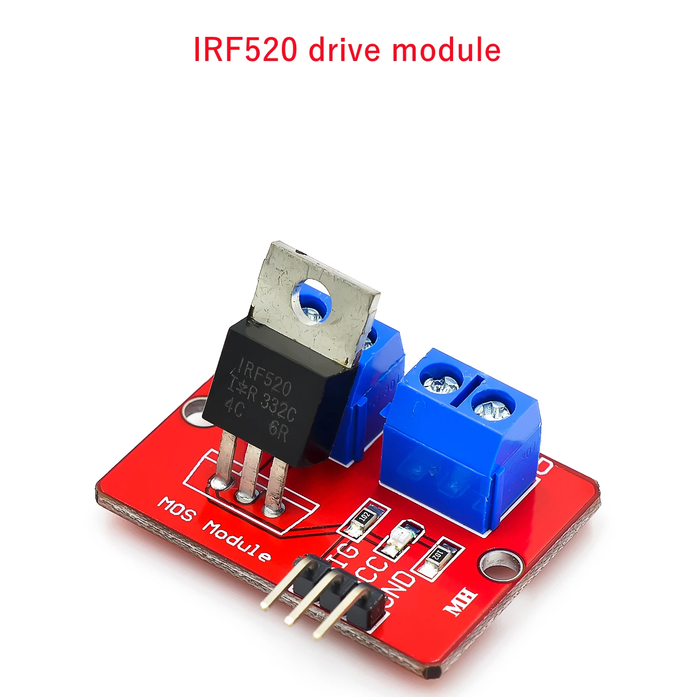 IRF520 drive module MOS tube field effect tube single-chip microcomputer drive module PWM adjustment