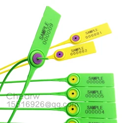 350mm Plastic Seals Adjust Plastic Security Seal With Metal Insert Safety Pull Tighten Container Seal Unsustainable