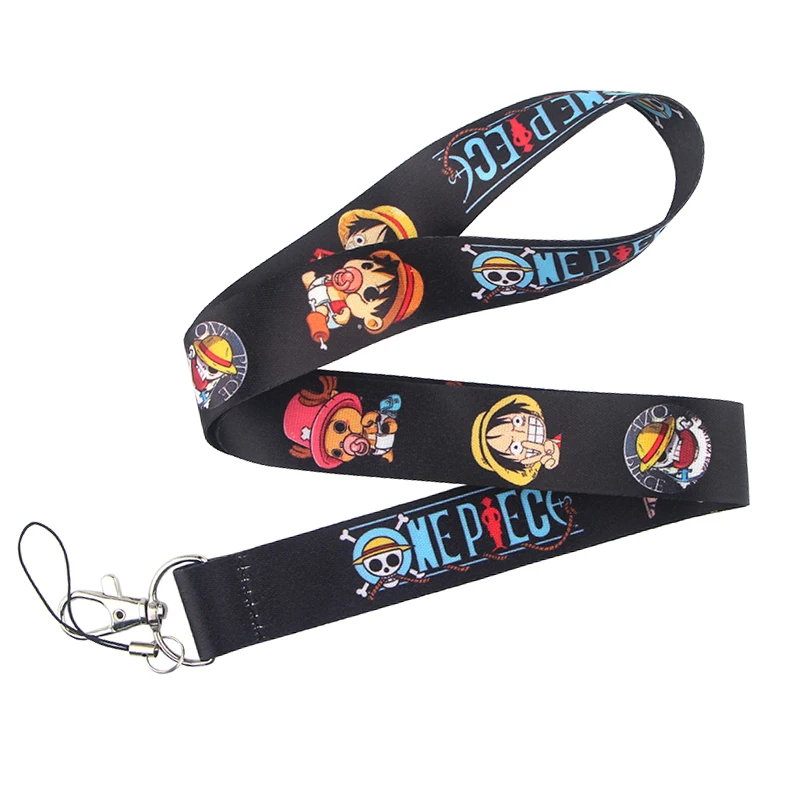 JF0082 Anime Lanyards For Keychain ID Card Pass Mobile Phone USB Badge Holder Hang Rope Lariat Lanyard Cosplay Accessory Gift