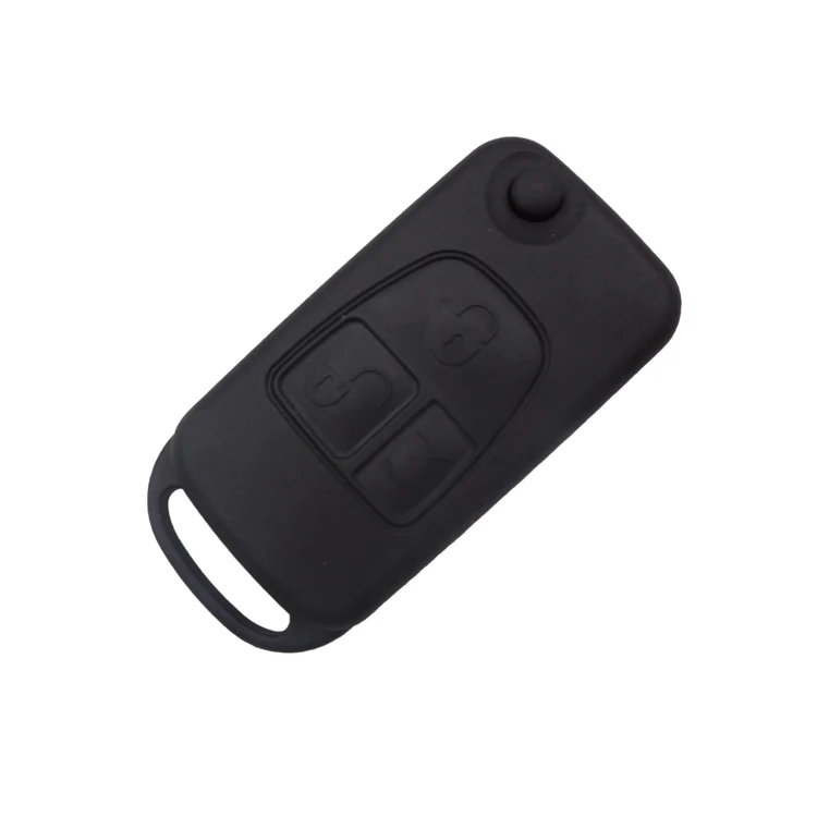 

Cocolockey Key Shell for Mercedes for Benz ML C CL S SL SEL Uncut Blank Blade Auto Car Key Cover Case Fob 3 Button Flip Folding