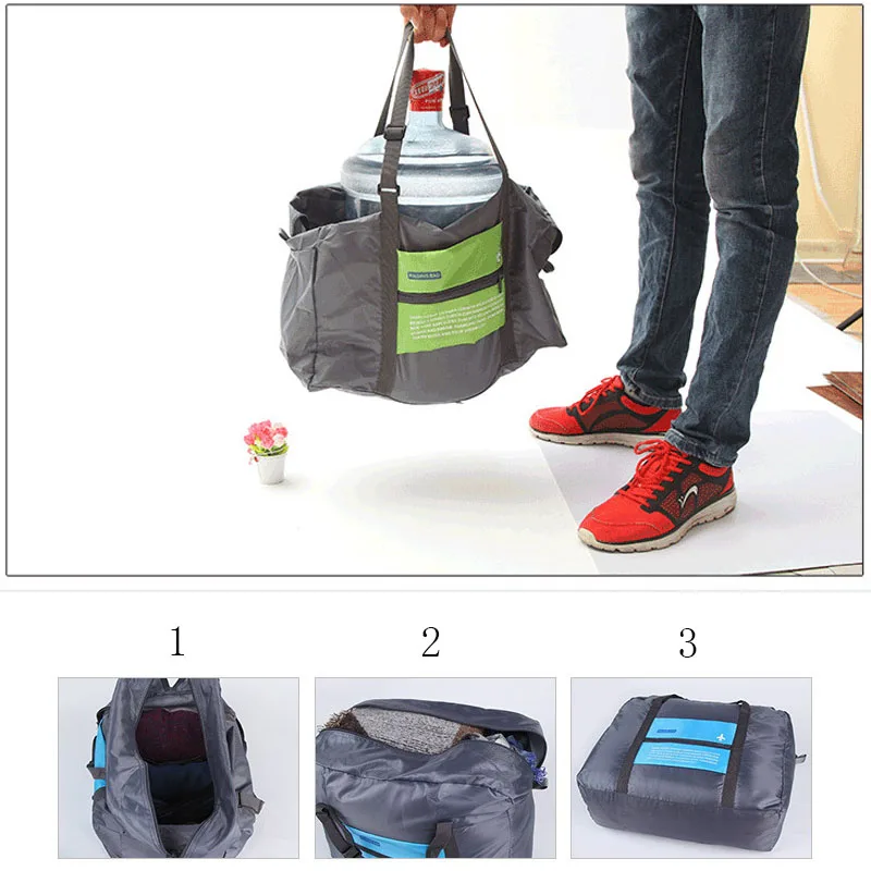 Wateproof Foldable Hand Travel Bag Unisex Suit Nylon Handbag Casual Organizer Aircraft Storage Bags Portable Small Luggage Bag