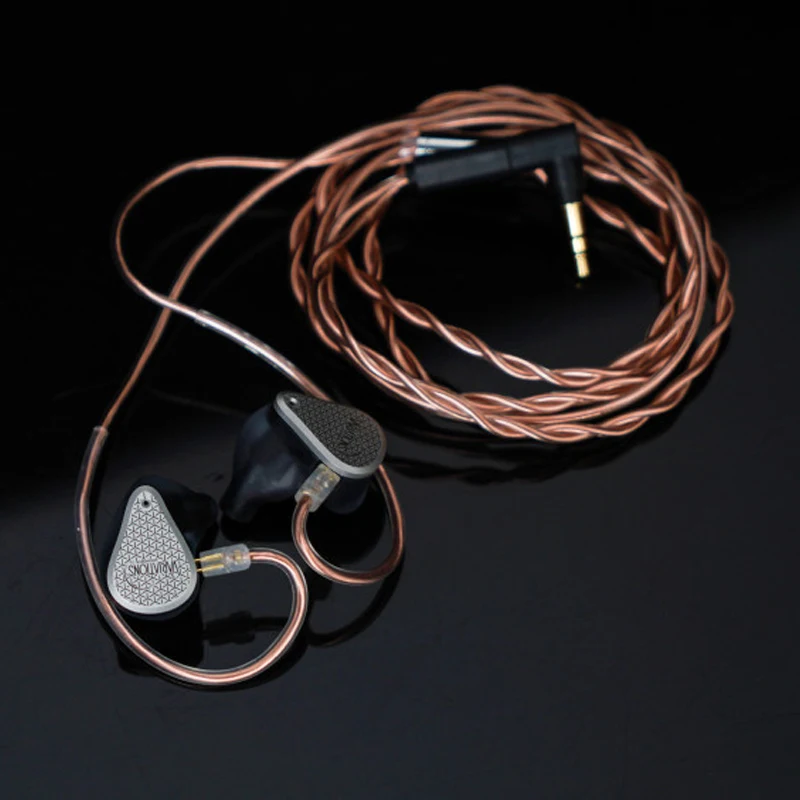 MoonDrop – écouteurs triples IEM 2EST + 2BA + DD, avec câble détachable