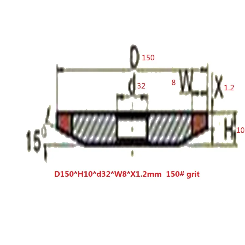 PDX tipo 3 "4" 5 "6" 7 "8" diamante mola resina, sega a catena lucidatura disco abrasivo per affilare punte in metallo duro