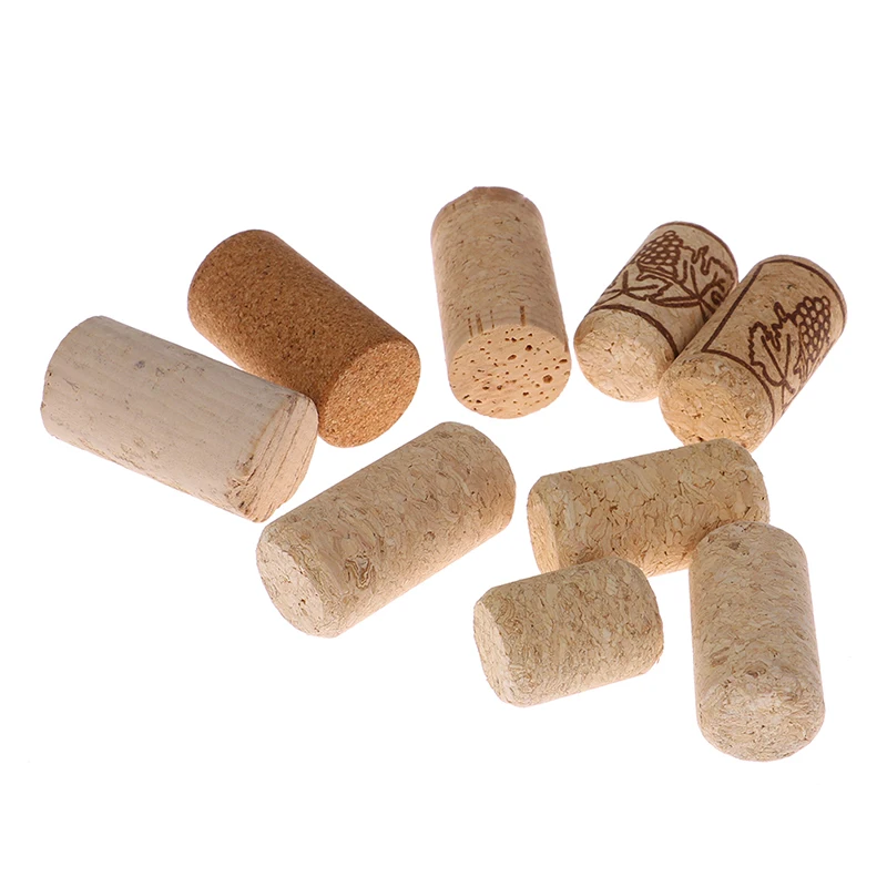 10 Pcs Wine Corks Stopper Reusable Functional Portable Sealing Wine Bottle Cover for Bottle Bar Tools Kitchen Accessories