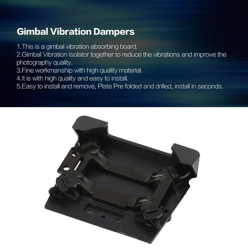 Gimbal Vibration Dampers Plate Camera Mount Speed Shock Absorbing Board for DJI Mavic Pro/Platinum Drone Parts Accessories