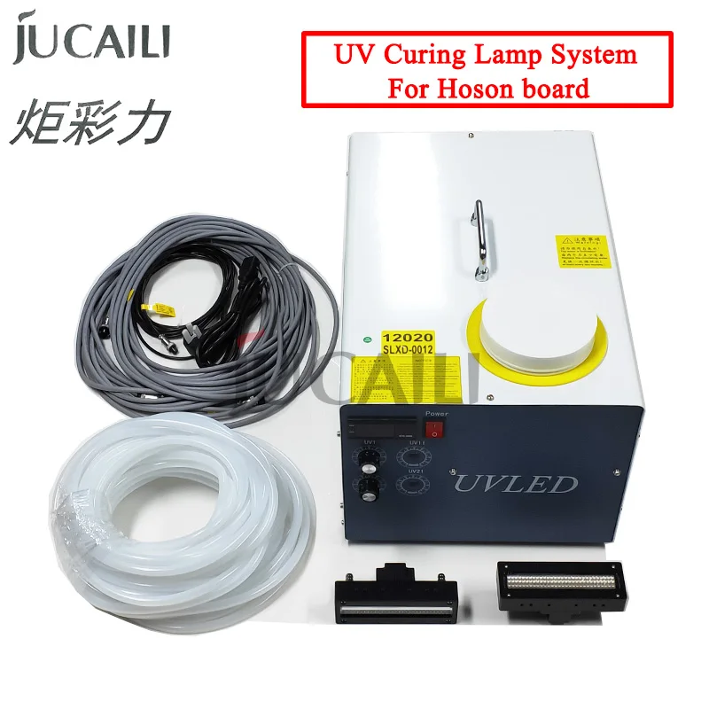 

Jucaili large UV curing lamp system with air cooling tank for Hoson xp600/DX5/DX7/I3200 head board for UV printer curing light