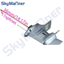 63V-45300-03-4D Lower Casing Assy SHORT For Yamaha Outboard Parts 2T Parsun Hidea 63V 63W series 9.9HP 15 HP 63V-45300
