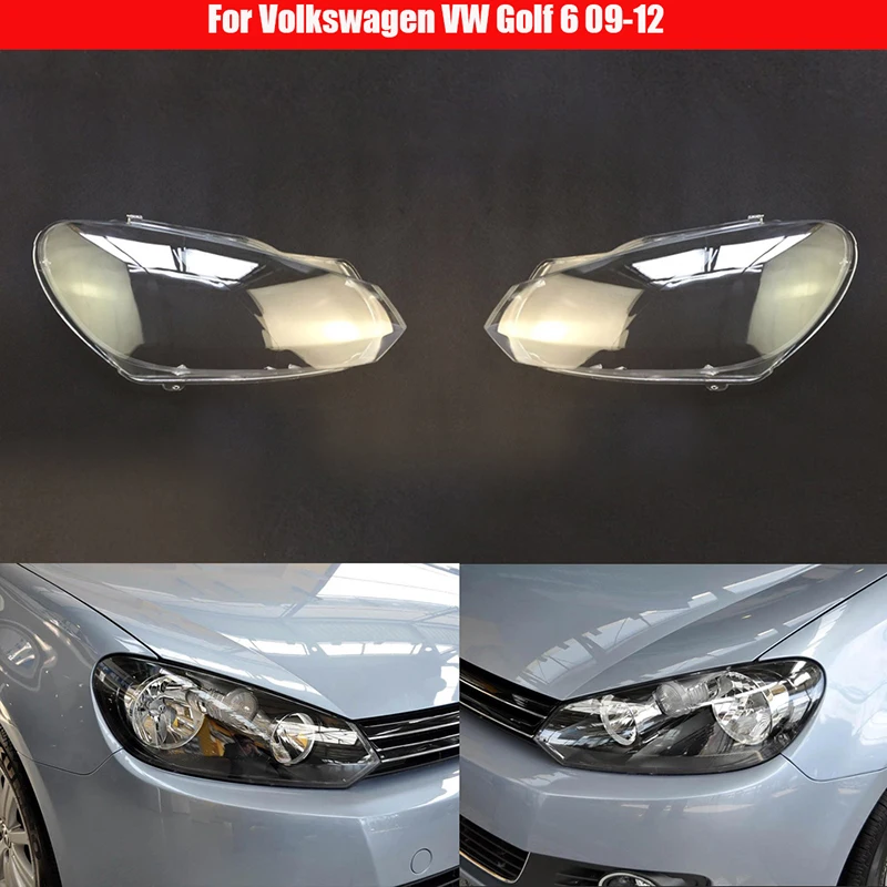 

Новинка Автомобильная фара Объектив для Volkswagen VW Golf 6 2009 2010 2011 2012 крышка фары Автомобильная сменная Автомобильная оболочка