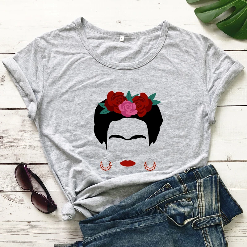 colored A Besos Entiendo a Veces No T-shirt vintage Women graphic Feminism Tee Shirt Top