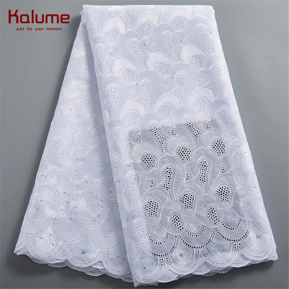 Kalume African Lace Fabric 2021 Swiss Lace Fabric Sew Dress African Cotton Lace Fabric DIY Crafts Supply For Diy Dress F1425