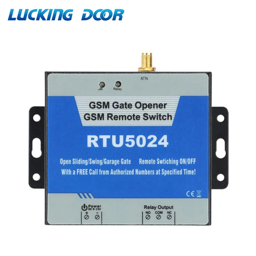 

RTU5024 RTU5035 2G GSM Gate Opener Relay Switch Call Remote Controller Phone Shaking Control Door Opener for Parking Systems