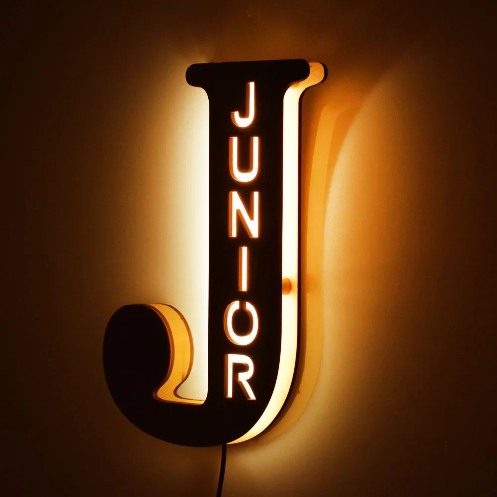 VIP custom name 26 Letters night light 24cm