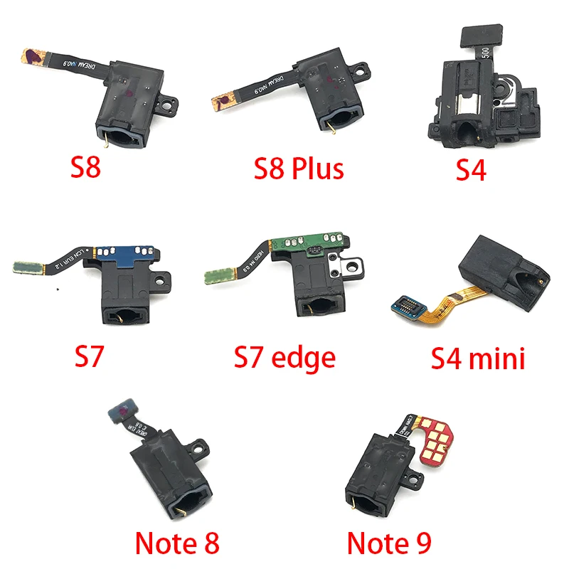 NEW Earphone Headphone Audio Jack Flex Cable Replacement For Samsung S10 S10e S9 S8 Plus S7 S7 edge S4 Mini Note 8 9