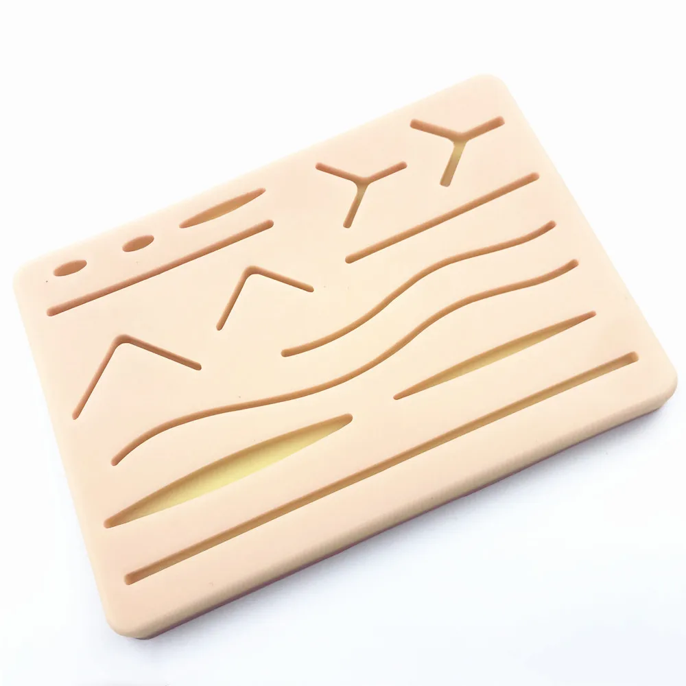 Y Traumatic Skin Suture Training model Pad with Wound silicone suture Practice pad Teaching equipment