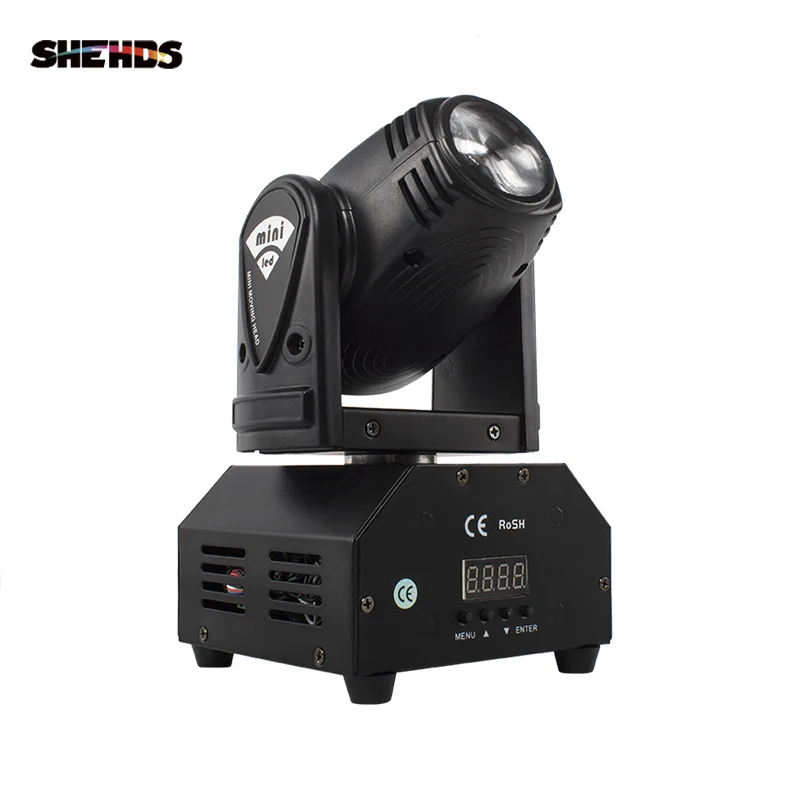 SHEHDS 4 STKS Snelle Verzending 10 W RGBW Mini Led Beam Moving Head Licht DJ Bar Concert Professionele Podiumapparatuur