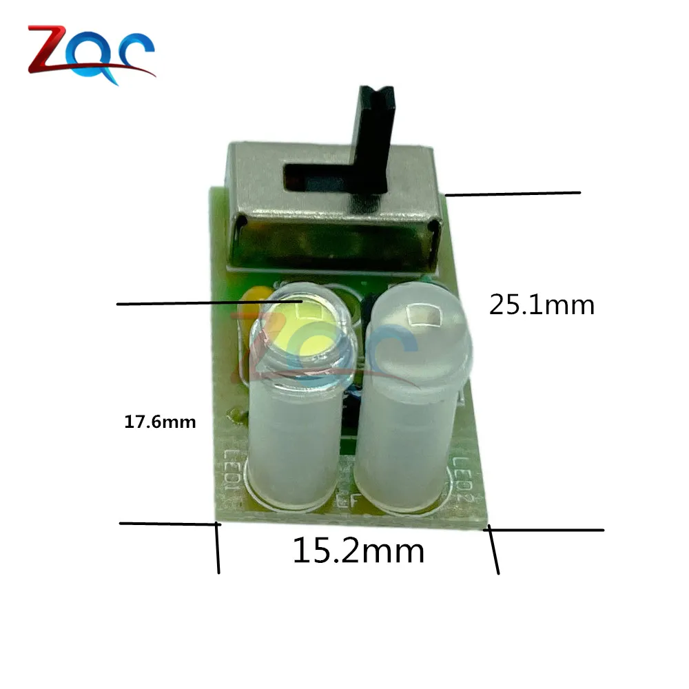 1.2V Ni-MH Battery Control Switch Module Solar LED Light Control Board for Ceramic Lamp Lawn Lamp Street Lamp