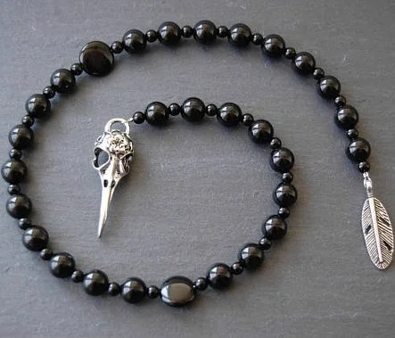 Raven Magic Witches'/Witch's Ladder/Prayer Beads.