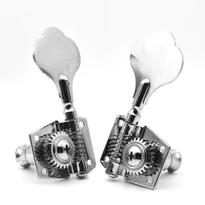 Hohe Qualität des Silber -Bass -Tuning -Tuner -Tuner -Offener Kopf der Maschine für Stücke elektrischer Jazz -Teilezubehör 12 Hauptverkaufsarm -Jazz -Bass - №6
