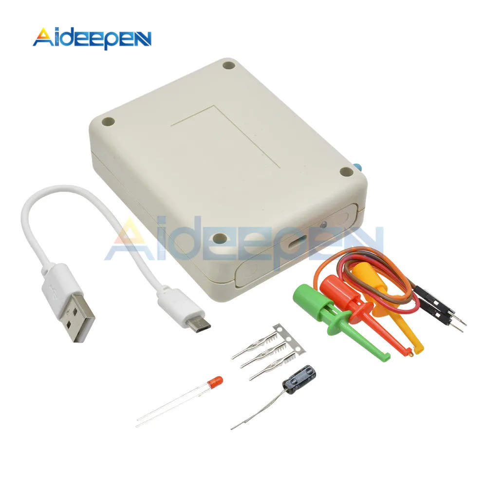 LCR-T7 T7 Transistor Tester Tft Diode Triode Capaciteit Meter Lcr Esr Meter Npn Mosfet Ir Multifunctionele Tester Multimeter