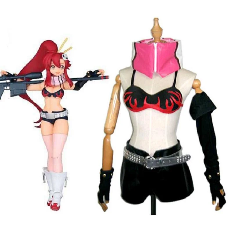 

Anime Cos Tengen Toppa Gurren-Lagann yoko Cosplay Costume combats Suit Sets