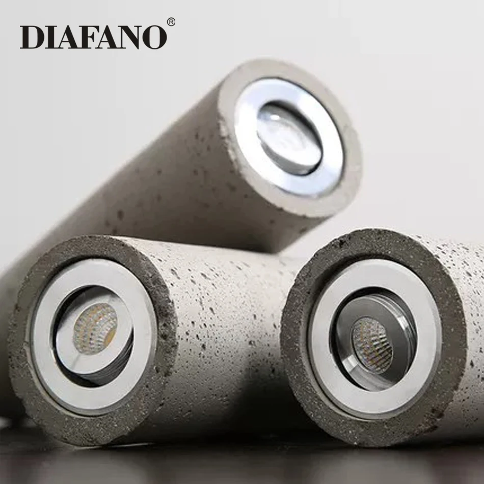 Nordic Led Cement Chandeliers Bedroom Restaurant Bar Cafe Island Counter Hanging Light Creative Designer Long Single Head Lamp