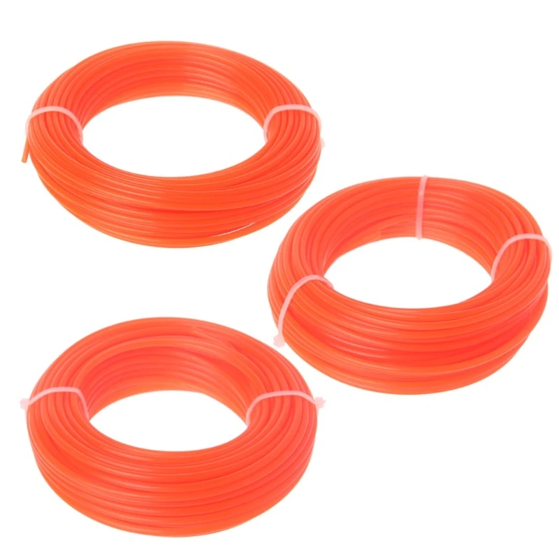 2/2.4/3mm x 15M Nylon Trimmer Line decespugliatore Strimmer Rope tosaerba Wire