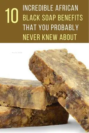 Natural 100% Raw African Black Soap Magic Anti Taches Rebelles Beauty Bath Body Treatment Acne Skin