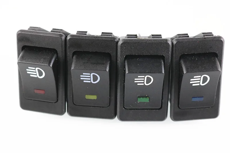 KCD4 Rocker Switch ON-OFF 2 Position 4 Pins LED 12V 35A automobile refitting fog lamp switch with light Rocker switch