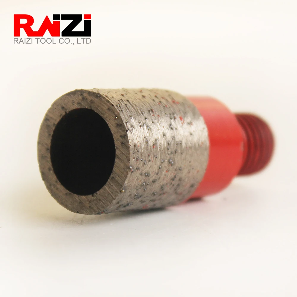 Raizi-brocas de corte CNC para piedra de mármol Grante, tornillo de diamante, rosca M12, 1 pieza