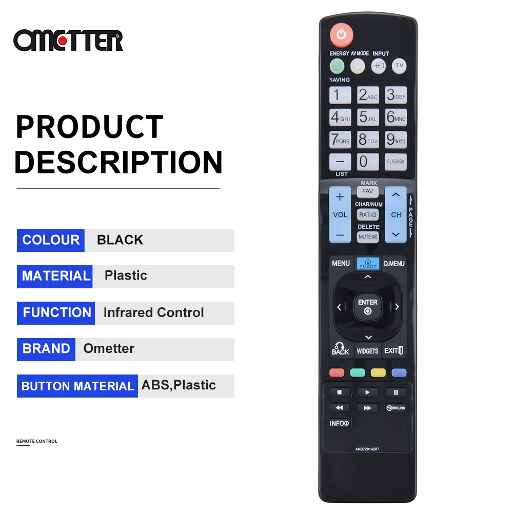 Adatto per telecomando LG TV TV 42LE5300 42LE5350 42LE5500 42LE7300 42LE7300UA 42PJ350 42PJ350C 42pj350puppy 42PJ350