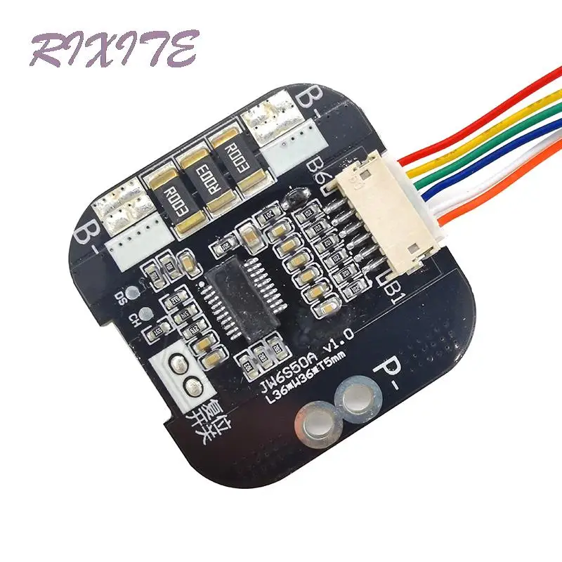 3S/4S 50A 12V 6S 50A 24V litowa płyta ochronna do 18650 PCB BMS akumulator litowo-jonowy