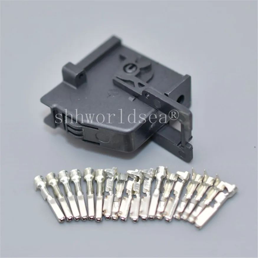 1Sets 18 Pin 0.6MM 1-1355350-1 1-1355349-1 Car Air Conditioning Panel Plug Auto Amplifier Wire Socket For VW BMW