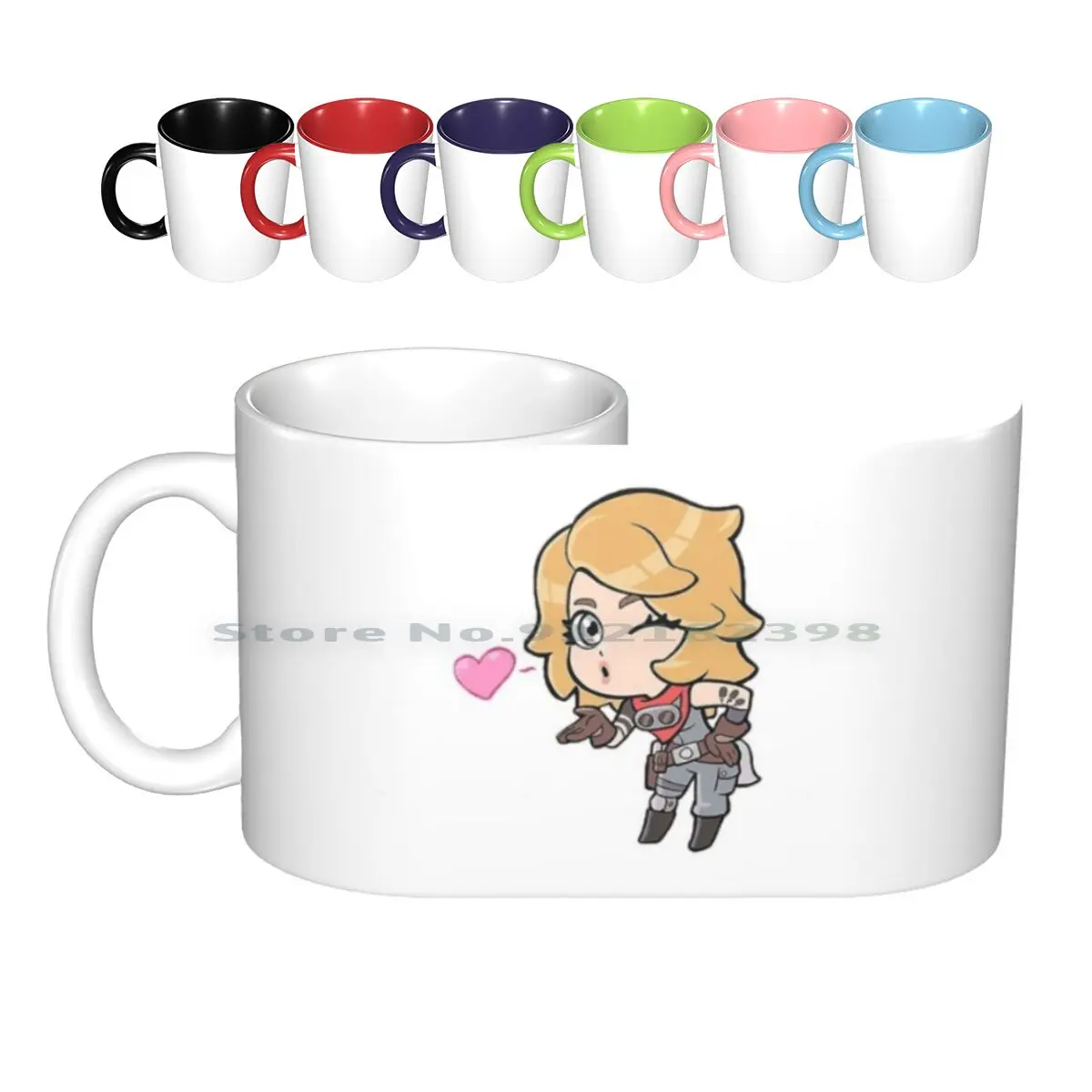 Amanda Holliday Sticker Ceramic Mugs Coffee Cups Milk Tea Mug Destiny Destiny 2 6 Lord Shaxx Xur Petra Venj Uldren Sov Warlock