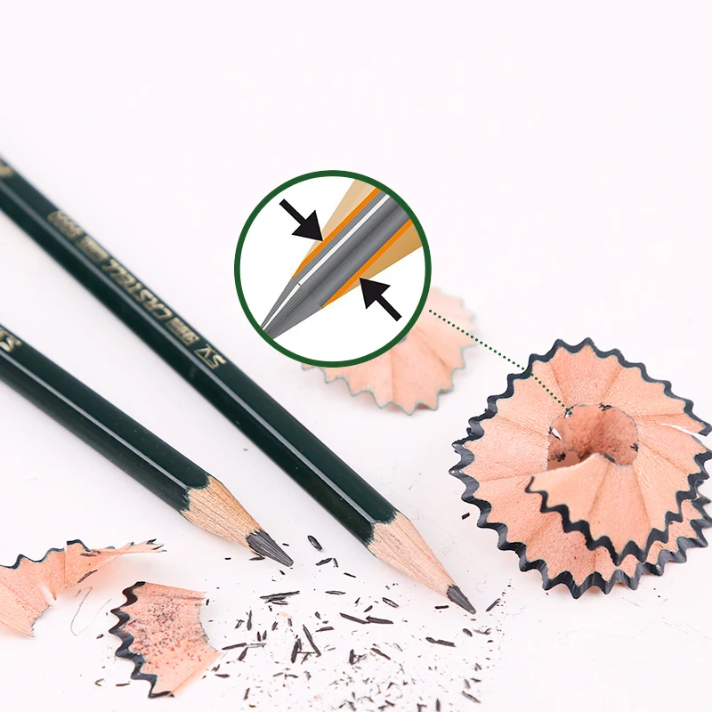 1Pc Faber Castell 9000 Art Graphite Pencils for Writing Shading Sketch Black Lead Design Charcoal Pencil Artists Drawing