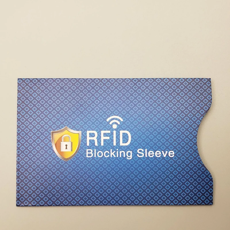 10pcs 안티 Rfid 지갑 차단 리더 잠금 은행 카드 홀더 Id 은행 카드 케이스 보호 금속 신용 카드 홀더 알루미늄