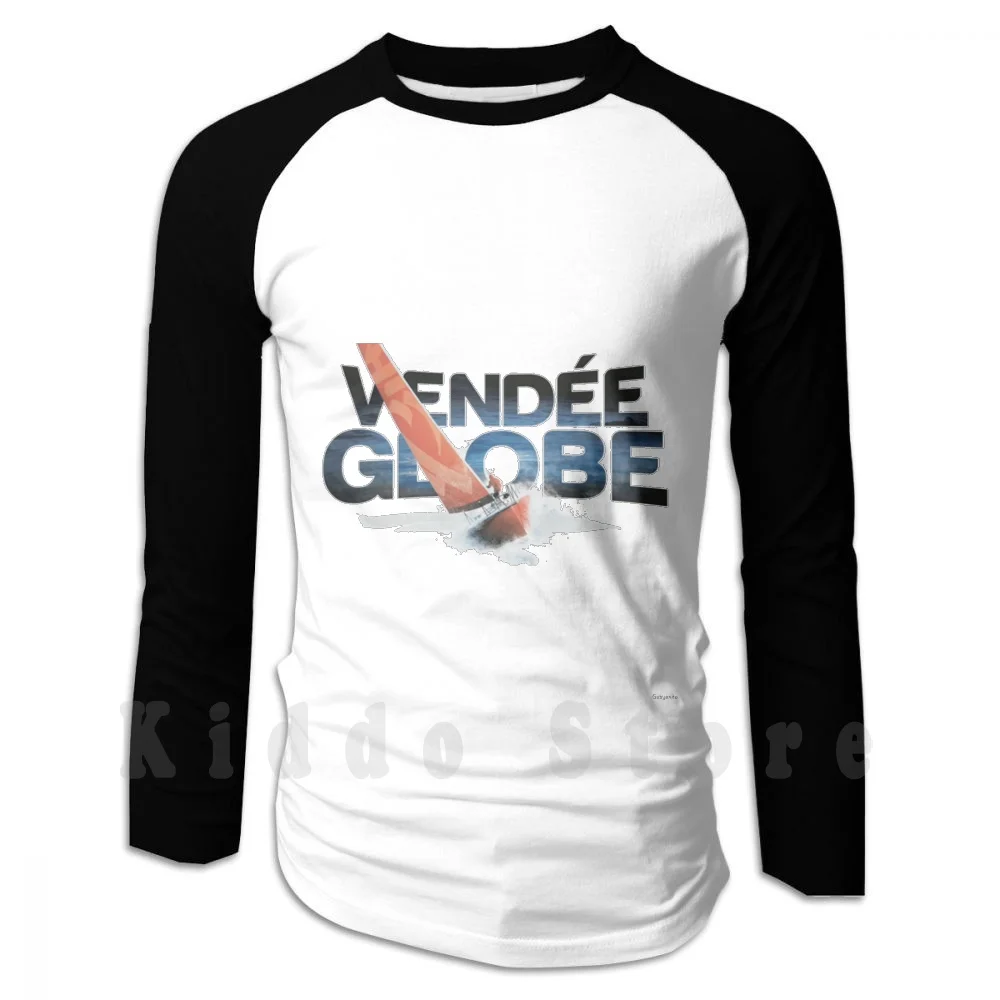 Vendee Globe Brittany Hoodies Long Sleeve Vendee World Race Boats Boat Navigator Sand Olonne France Sea