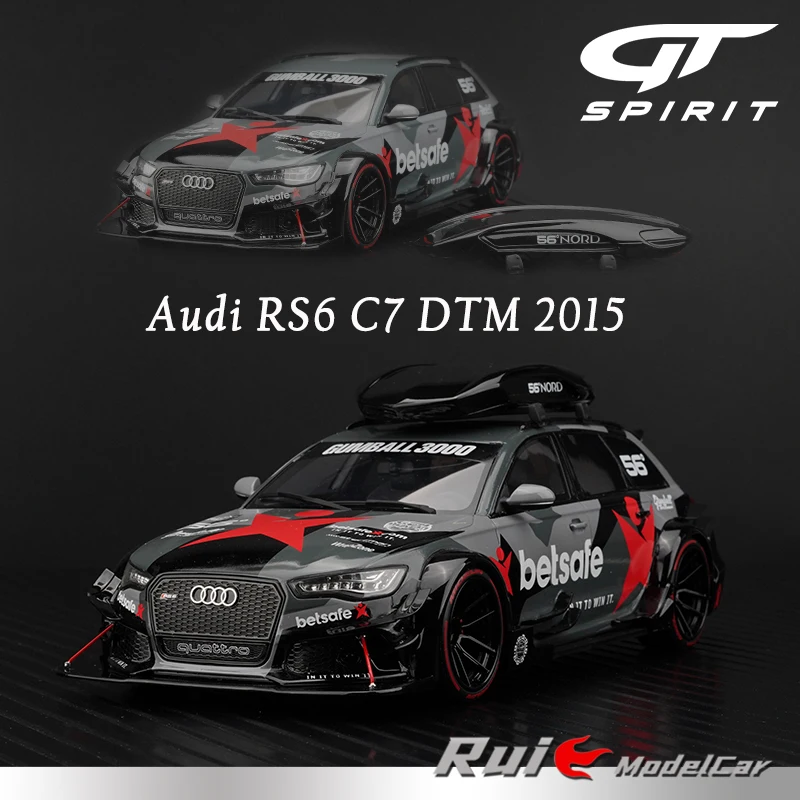 GT-Spirit 1:18 ForAudi RS6 C7 DTM 2015 Limited Collector Edition Resin Metal Diecast Model Toy Gift